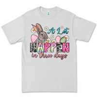 Dove Grey A lot can happen in three days Premium Tee - NancyCooperArtShop