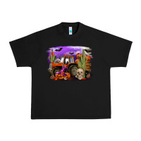 Black Halloween tractor Urban Heavy Tee - RanaPortraitStore