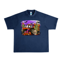 Navy Halloween tractor Urban Heavy Tee - RanaPortraitStore