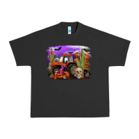 Pigment Black Halloween tractor Urban Heavy Tee - RanaPortraitStore
