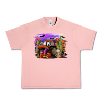 Salmon Halloween tractor Urban Heavy Tee - RanaPortraitStore