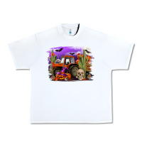 White Halloween tractor Urban Heavy Tee - RanaPortraitStore