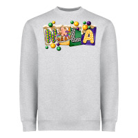 Heather Grey nola cake mardi gras Heavyweight Sweatshirt - CowGirlArtShop