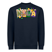 Navy nola cake mardi gras Heavyweight Sweatshirt - CowGirlArtShop