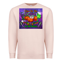 Pale Pink i care for the cutest pumpkins in the patch tumbler Premium Sweatshirt - BundleAndBundleShop