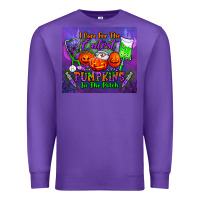 Purple i care for the cutest pumpkins in the patch tumbler Premium Sweatshirt - BundleAndBundleShop