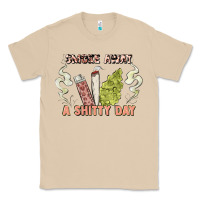 Mushroom smoke away a sh tty day Classic Tee - Artiststas