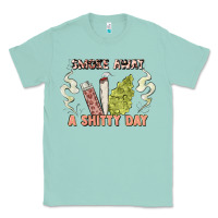 Seafoam smoke away a sh tty day Classic Tee - Artiststas