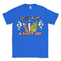 True Royal smoke away a sh tty day Classic Tee - Artiststas
