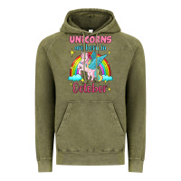 Vintage Olive unicorns are born in october Vintage Hoodie - Jasminsmagicworld