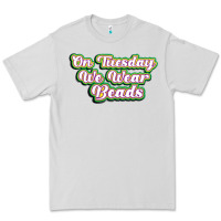 Dove Grey on tuesday we wear beads Premium Tee - MaliasSmallBusiness
