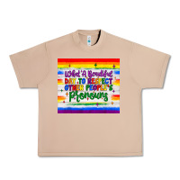 Burro what a beautiful day to respect other people's pronouns  tumbler Urban Heavy Tee - JahusDesignShop