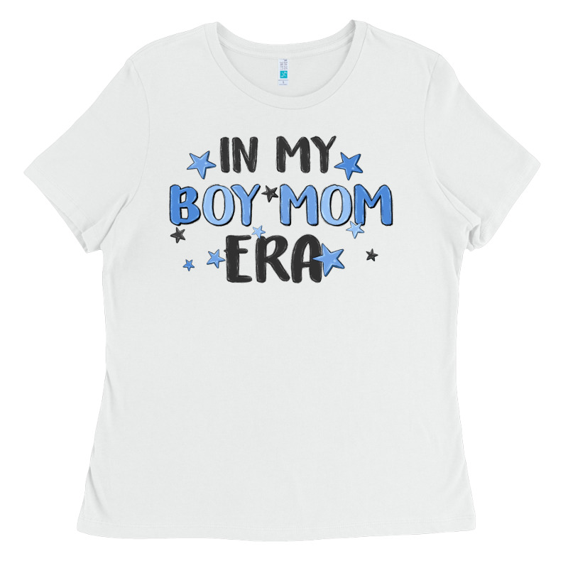 In My Boy Mom Era Ladies Tee by MaliasSmallBusiness | Teevron