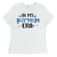 White in my boy mom era Ladies Tee - MaliasSmallBusiness