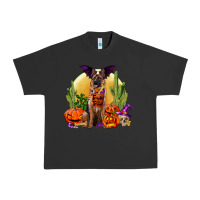 Pigment Black Halloween german shepherd Urban Heavy Tee - RanaPortraitStore