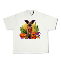 Pistachio Halloween german shepherd Urban Heavy Tee - RanaPortraitStore