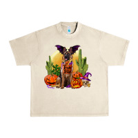 Sandshell Halloween german shepherd Urban Heavy Tee - RanaPortraitStore