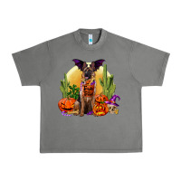 Tornado Halloween german shepherd Urban Heavy Tee - RanaPortraitStore