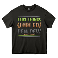 Asphalt i like things that go pew pew Heavy Core Tee - MaliasSmallBusiness