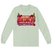 Matcha Badass Mamacita Long Sleeve Tee - texasbilliewilder