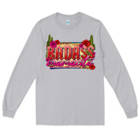 Moon Dust Badass Mamacita Long Sleeve Tee - texasbilliewilder