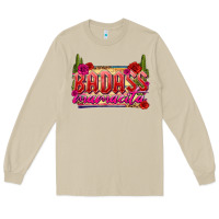 Mushroom Badass Mamacita Long Sleeve Tee - texasbilliewilder