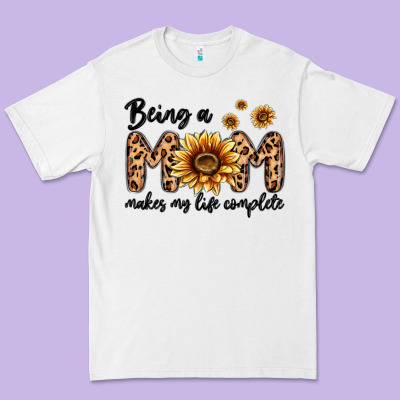 Being A Mom Makes My Life Complete Premium Tee Designed By Maliassmallbusiness