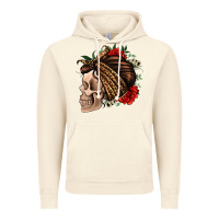 Vintage Artic leopard bandana and roses skull Vintage Hoodie - Jasminsmagicworld