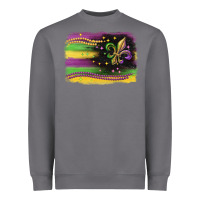 Storm mardi gras flag Heavyweight Sweatshirt - CowGirlArtShop