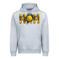 Heather Grey mom lacrosse Urban Hoodie - RacoonDesign