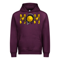 Mauve Wine mom lacrosse Urban Hoodie - RacoonDesign