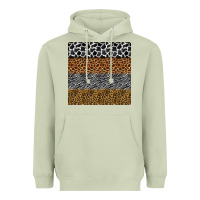 Matcha safari animals seamless pattern Heavyweight Hoodie - BundleAndBundleShop