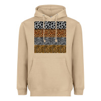 Mushroom safari animals seamless pattern Heavyweight Hoodie - BundleAndBundleShop