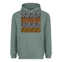 Sage safari animals seamless pattern Heavyweight Hoodie - BundleAndBundleShop