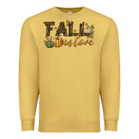 Antique Gold fall in love Premium Sweatshirt - BundleAndBundleShop