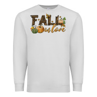 Dove Grey fall in love Premium Sweatshirt - BundleAndBundleShop
