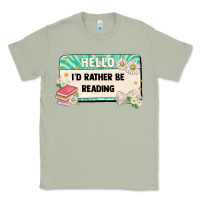 Matcha hello id rather be reading Classic Tee - Artiststas
