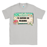 Moon Dust hello id rather be reading Classic Tee - Artiststas