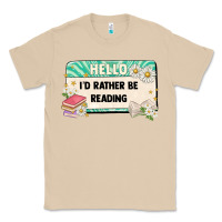 Mushroom hello id rather be reading Classic Tee - Artiststas