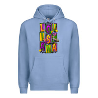 Colony Blue mardi gras louisiana Premium Hoodie - FaDigitalArtStudio