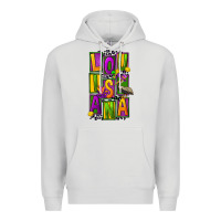 Dove Grey mardi gras louisiana Premium Hoodie - FaDigitalArtStudio