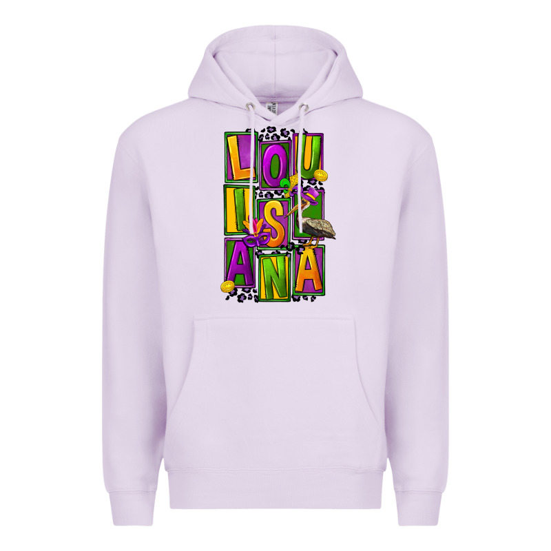 Mardi Gras Louisiana Premium Hoodie by FaDigitalArtStudio | Teevron