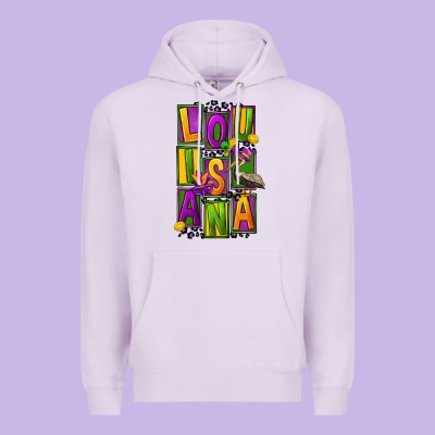 Mardi Gras Louisiana Premium Hoodie Designed By Fadigitalartstudio