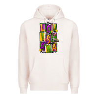 Pale Pink mardi gras louisiana Premium Hoodie - FaDigitalArtStudio