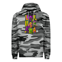 Slate Camo mardi gras louisiana Premium Hoodie - FaDigitalArtStudio