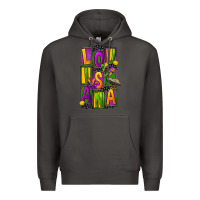 Smoke mardi gras louisiana Premium Hoodie - FaDigitalArtStudio