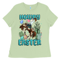 Matcha howdy easter Ladies Tee - MaliasSmallBusiness