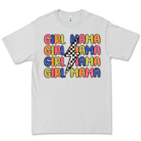 Dove Grey girl mama lightning bolt Premium Tee - MaliasSmallBusiness