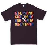Plum girl mama lightning bolt Premium Tee - MaliasSmallBusiness