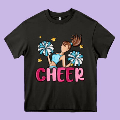 Cheer Heavy Core Tee Designed By Maliassmallbusiness